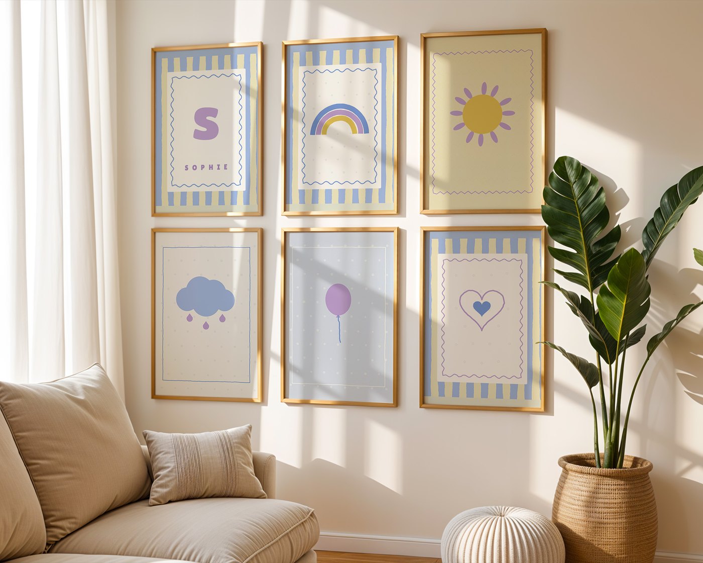 Poster von Walleria im Kinderzimmer, Ansicht 9